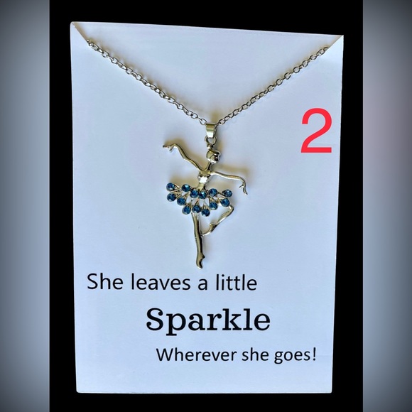 🆕 Ballerina Necklace - Lt Blue - Picture 8 of 12
